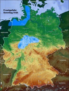 Immer noch Bodenfrost in Deutschland möglich