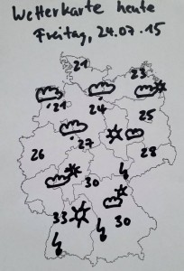 Deutschland-Wetter Freitag, 24.07.15