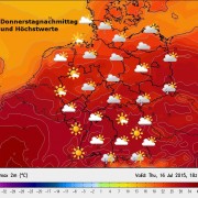 Das Wetter am Donnerstag: Sonne und Hitze auf dem Vormarsch
