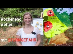 Wochenendwetter für Deutschland (25./26.7.) – Achtung Sturmgefahr!