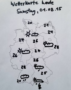 Deutschland-Wetter Samstag, 01.08.15