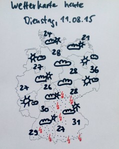 Deutschland-Wetter Dienstag, 11.08.15