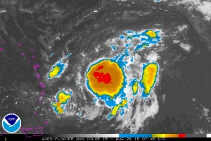 Tropensturm Erika zieht Richtung Karibik