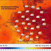 Das Wetter am Samstag: Durchhalten Ostdeutschland. Nässe und Kühle werden kommen