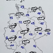 Deutschland-Wetter: Abendkarte für Nichtcouchpotatoes