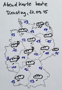 Deutschland-Wetter: Abendkarte für Nichtcouchpotatoes