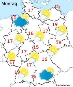 Deutschland-Wetter: ab Sonntag, 27.09.2015