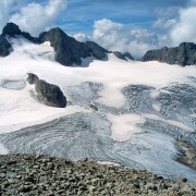 Die Gletscher litten im Rekordsommer