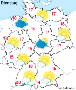 Deutschland-Wetter: ab Montag, 28.09.2015