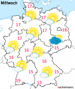 Deutschland-Wetter: ab Dienstag, 29.09.2015