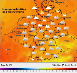 Das Wetter am Montag: Im Norden recht gut, von NRW bis Bayern naja…