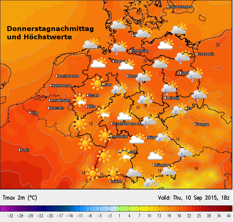 Das Wetter Am Donnerstag: Im Westen Altweibersommer, Nach Osten Schauer ...