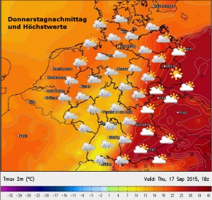 Das Wetter am Donnerstag: Von der Lausitz bis nach Bayern nochmal Sommer, sonst Herbst