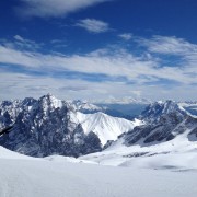 Neuschnee in den Hochlagen der Alpen