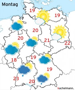 Deutschland-Wetter: ab Sonntag, 4.10.2015