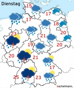 Deutschland-Wetter: ab Montag, 5.10.2015