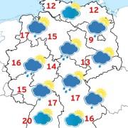 Deutschland Wetter: ab Donnerstag, 8.10.2015