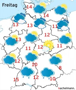 Deutschland-Wetter: ab Donnerstagabend, 22.10.2015