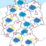 Deutschland Wetter: ab Mittwoch, 7.10.2015