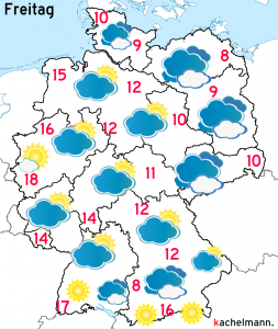 Deutschland-Wetter: ab Donnerstagabend, 29.10.2015