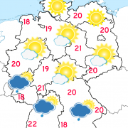 Deutschland Wetter: ab Freitag, 2.10.2015