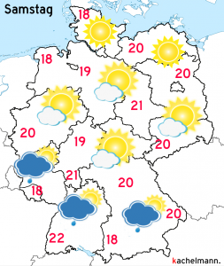 Deutschland Wetter: ab Freitag, 2.10.2015