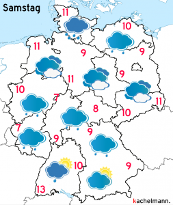 Deutschland-Wetter: ab Freitagabend, 16.10.2015