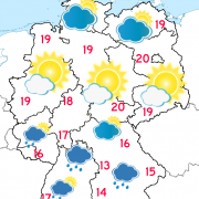 Deutschland Wetter: ab Samstag, 3.10.2015