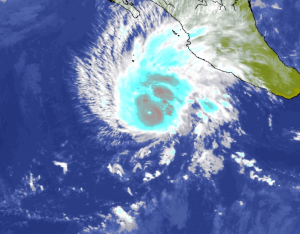 Hurrikan „Sandra“ bricht viele Rekorde