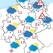 Deutschland-Wetter ab Dienstagabend, 17.11.2015