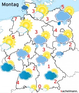 Deutschland-Wetter ab Sonntagabend, 22.11.2015