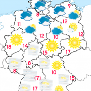 Deutschland-Wetter: ab Montagabend, 2.11.2015
