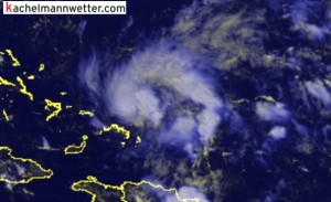 Tropische Entwicklung in der Karibik?