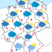 Deutschland-Wetter ab Dienstagabend, 24.11.2015