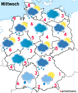 Deutschland-Wetter ab Dienstagabend, 24.11.2015