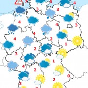 Deutschland-Wetter ab Montagabend, 23.11.2015
