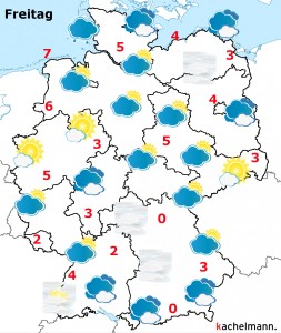 Deutschland-Wetter: ab Donnerstagabend, 26.11.2015