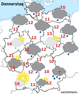 Deutschland-Wetter: ab Mittwochabend, 16.12.2015