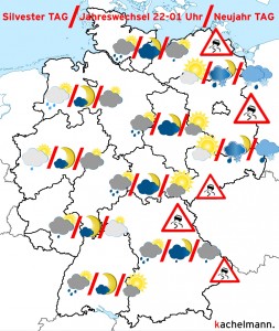 Deutschland-Wetter: ab Mittwochabend, 30.12.2015