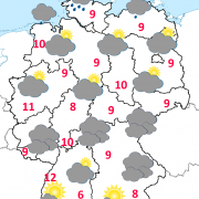Deutschland-Wetter ab Mittwochabend, 02.12.2015