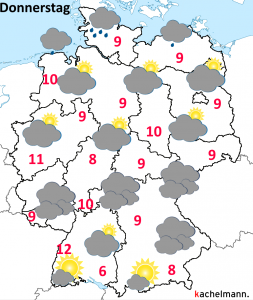 Deutschland-Wetter ab Mittwochabend, 02.12.2015