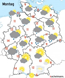 Deutschland-Wetter: ab Sonntagabend, 06.12.15