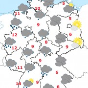 Deutschland Wetter ab Dienstagabend, 15.12.2015