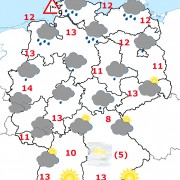 Deutschland Wetter ab Montagabend, 21.12.2015