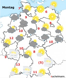 Deutschland-Wetter ab Sonntagabend, 27.12.2015