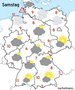 Deutschland-Wetter ab Freitagabend, 4.12.2015