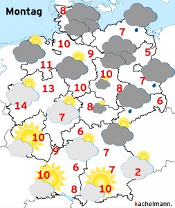 Deutschland-Wetter: ab Sonntagabend, 24.01.2015