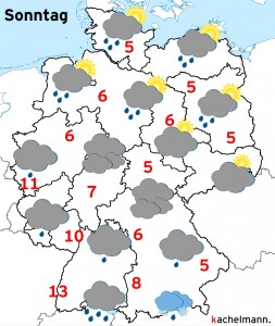 Deutschland-Wetter: ab Samstagabend, 30.01.2016