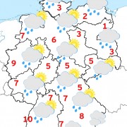 Deutschland-Wetter: ab Samstagabend, 09.01.2016