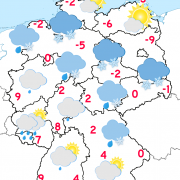 Deutschland-Wetter: ab Montagabend, 04.01.2016